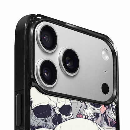 iPhone 17 Pro Max Case — Skull Dark Art Gothic Print Gothic, Custom Printed Phone Case