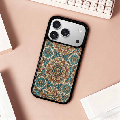 iPhone 17 Pro Case — Small Mandala Pattern Randomly Varying Floral, Original Design Phone Case