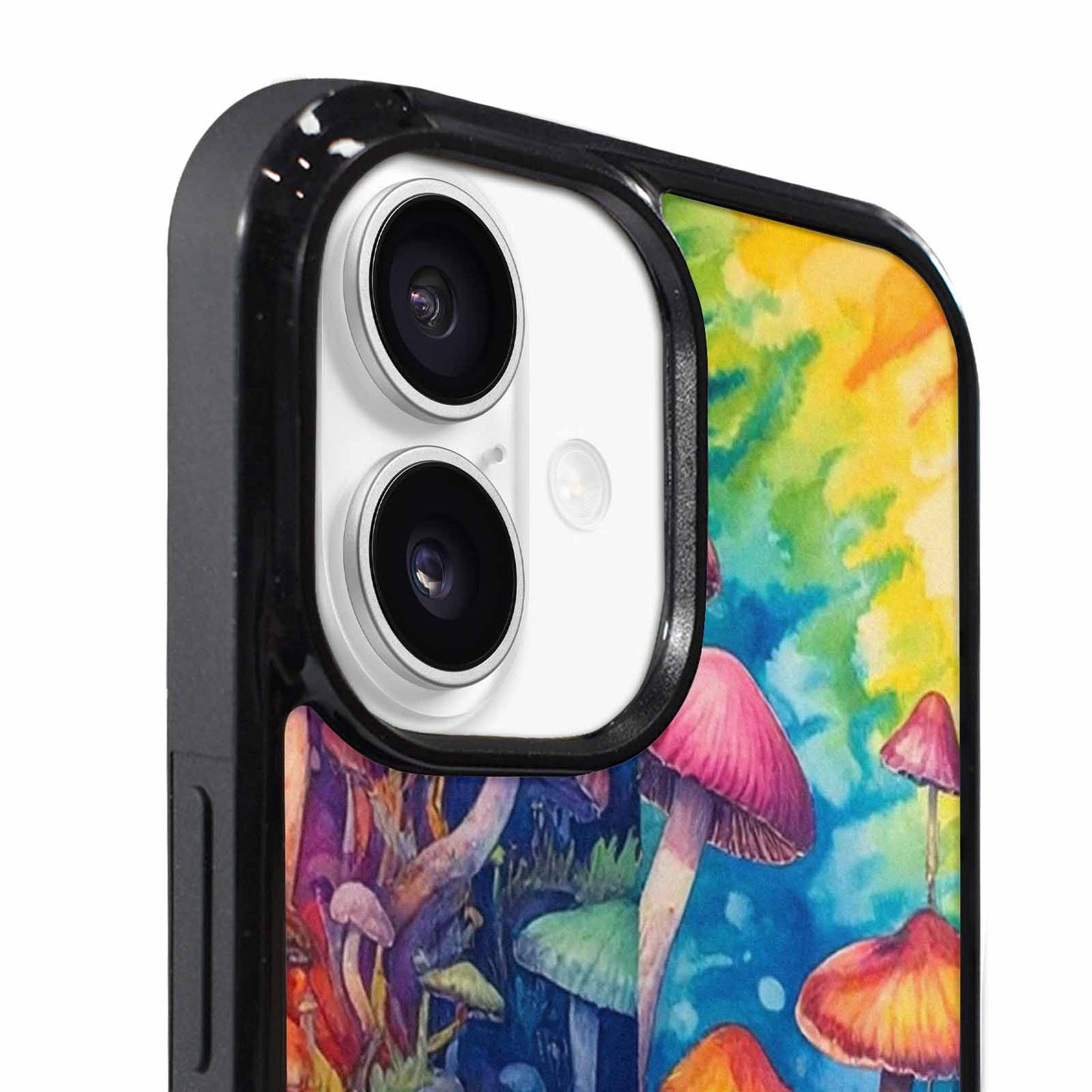 iPhone 17 Case — Mushrooms Tie Dyemushrooms Pat Tie Dye, Custom Print Case Cover