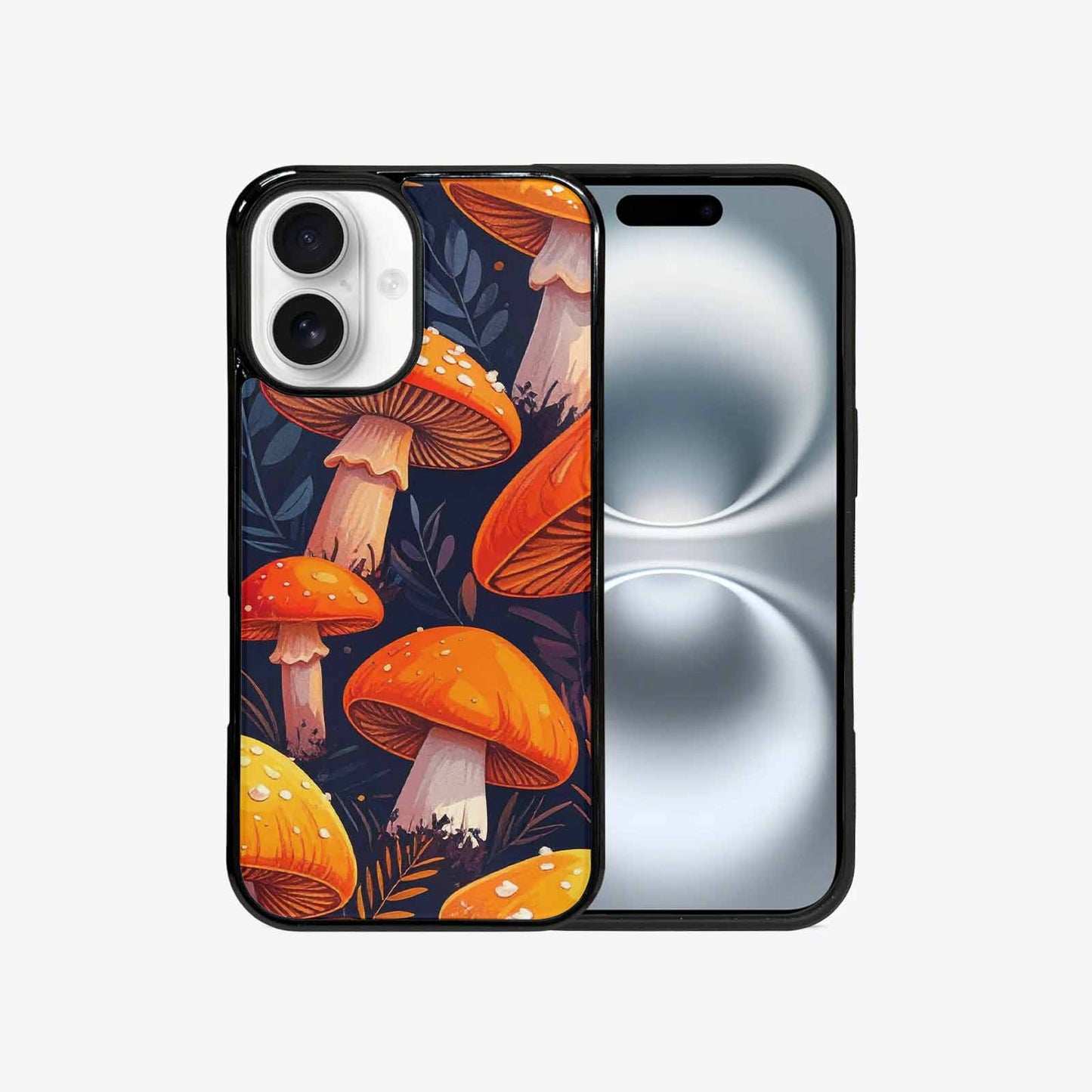 iPhone 16 Case — Bold Autumn Mushroom Bold Autumn Mushroom, Personalized Phone Case