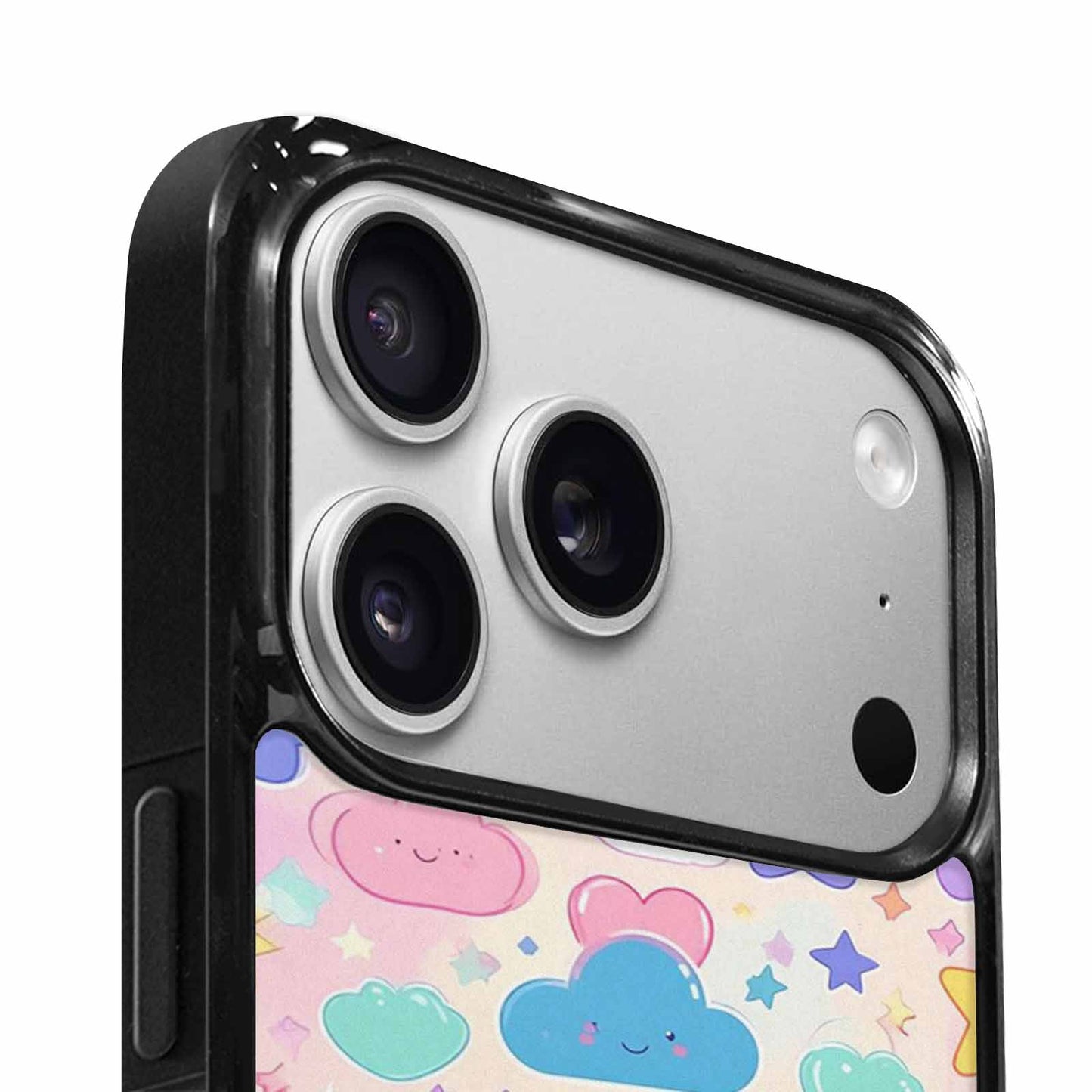 iPhone 17 Pro Case — Cute Kawaii Style Generic Icons Galaxy, Customized Protective Case