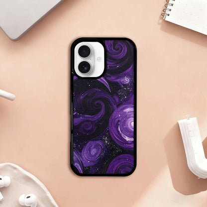 iPhone 17 Case — Seamless Repeating Pattern Of Galaxy Space, Unique Phone Case Design
