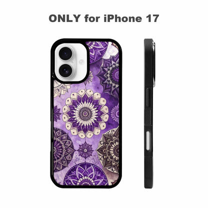 iPhone 17 Case — Small Mandala Pattern, Randomly Floral, Custom Printed Phone Case