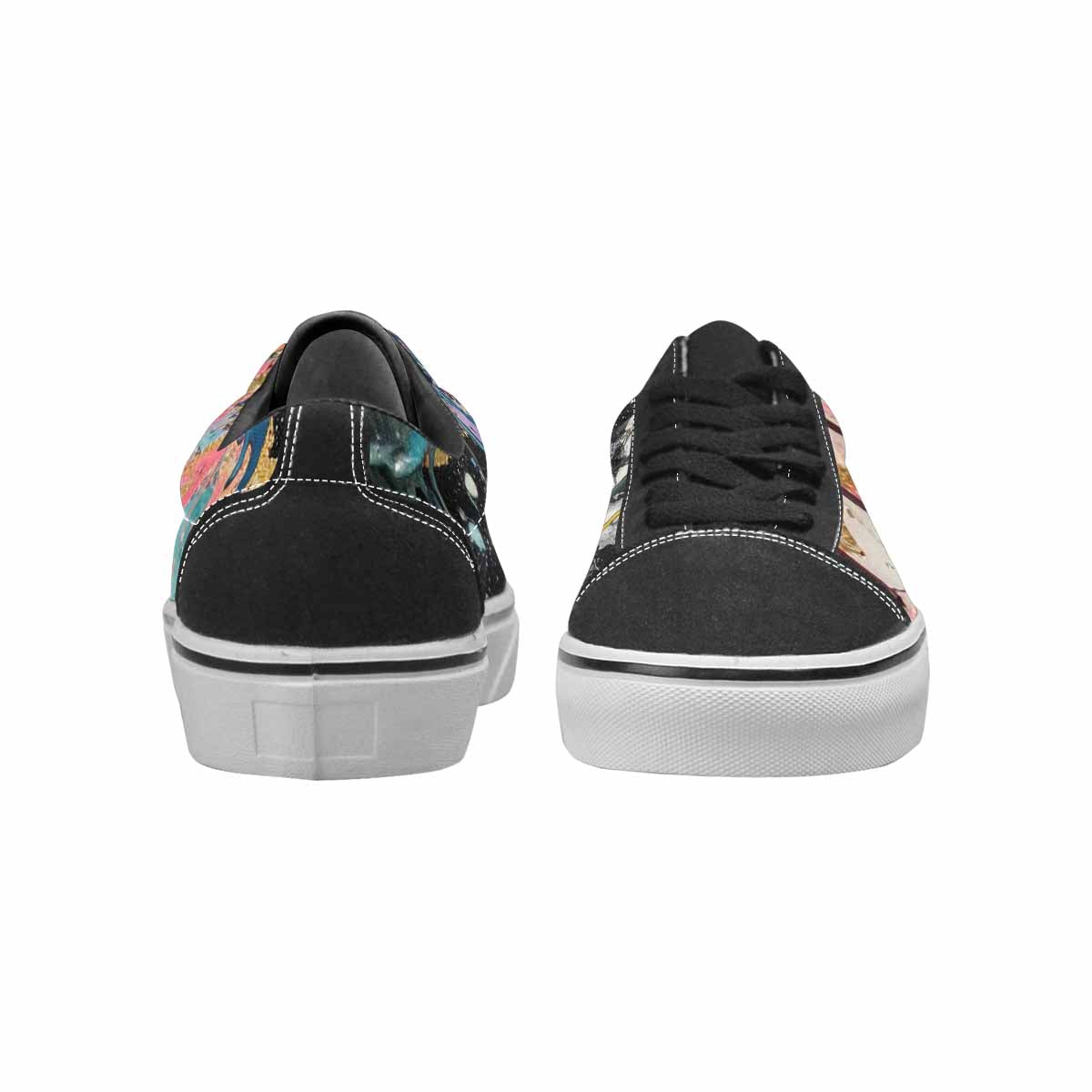 WOMEN'S Aliens  Marble Melting Lace-Up Canvas Surreal Shoes