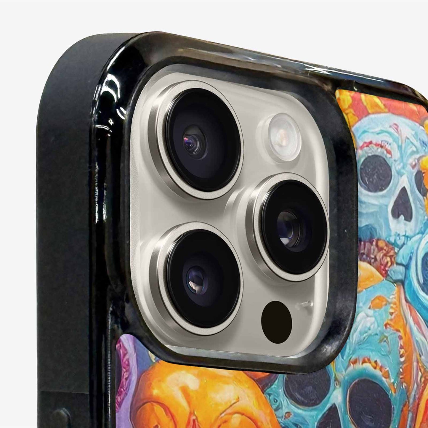 iPhone 16 Pro Max Case — Sugar Skullsmelting Sugar Skulls 9h5, Custom Printed Phone Case