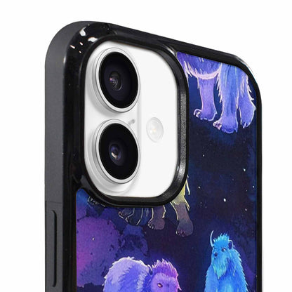 iPhone 17 Case — Watercolor Cryptid Folklore Watercolor Abstract, Customized Protective Case