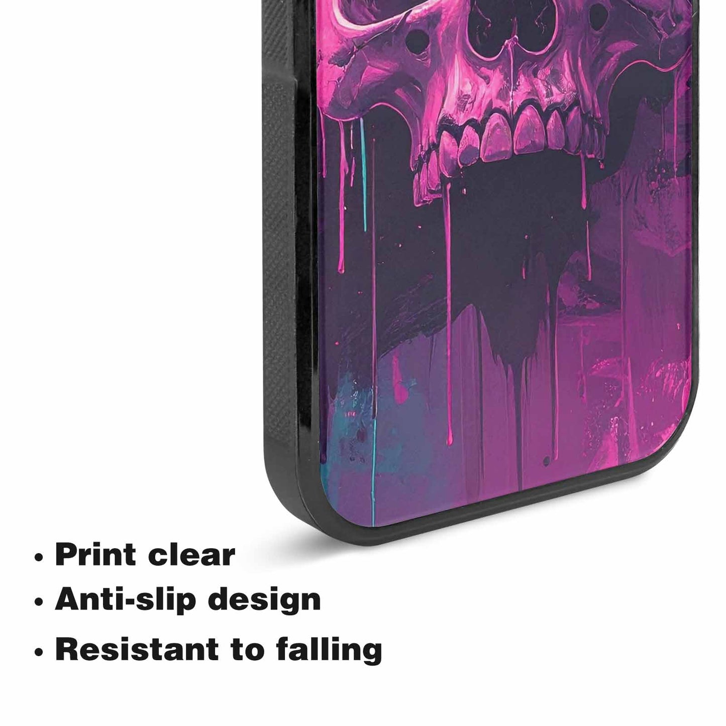 iPhone 15 Plus Case — 1000\'s Of Skulls Overlapping Each Other, Custom Print Case Cover
