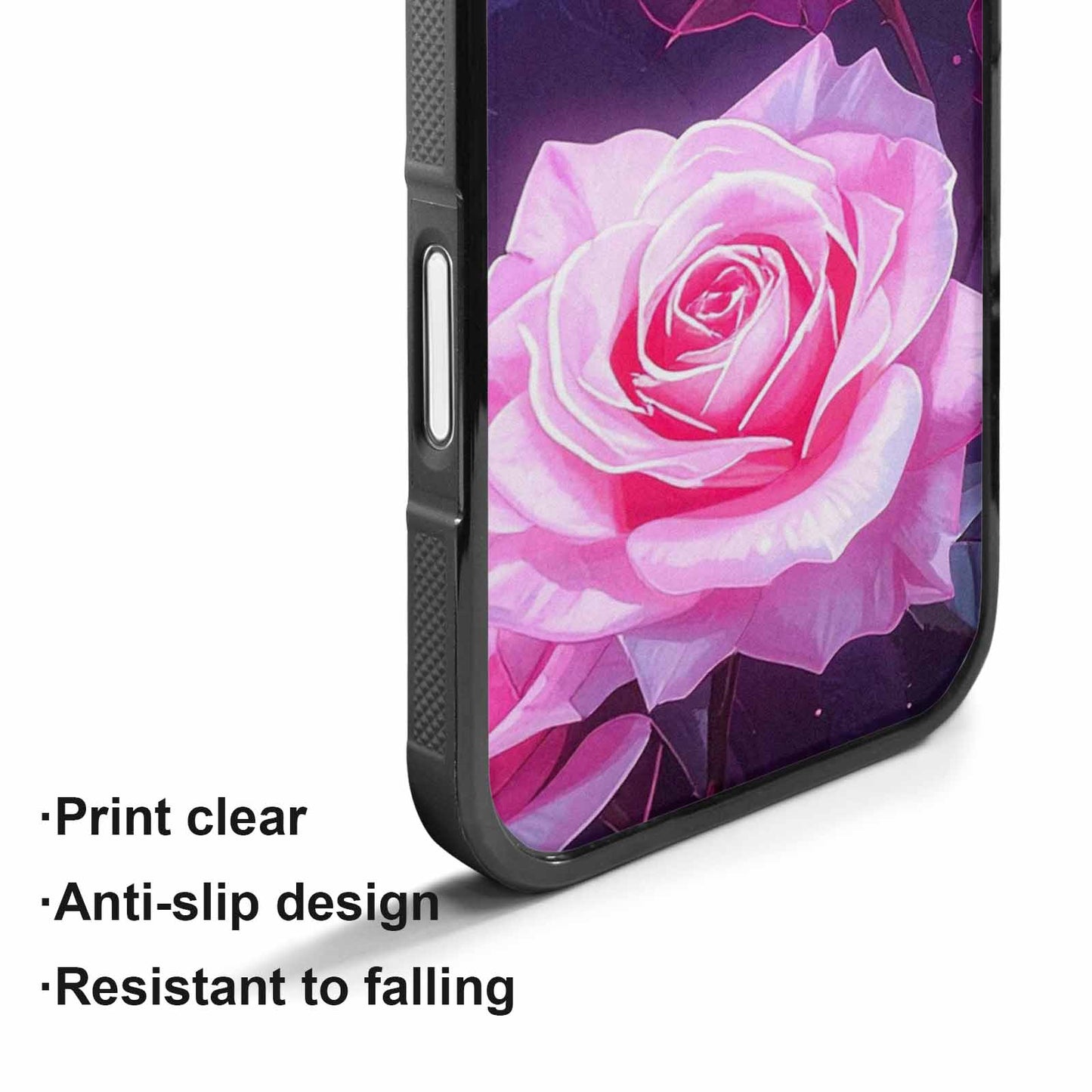 iPhone 17 Case — Watercolor Marble Rose Watercolor Abstract, Custom Phone Case