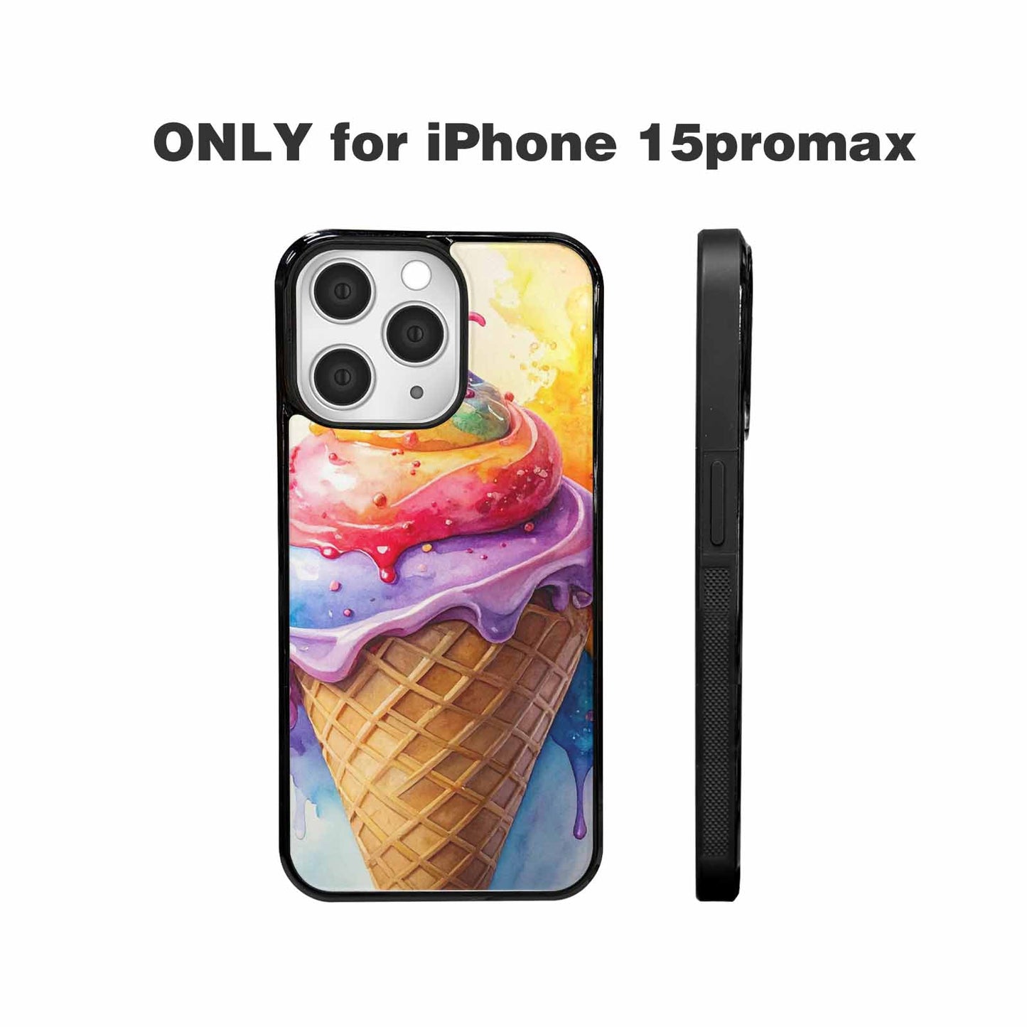 iPhone 15 Pro Max Case — Melting Icecream Collage Custom, Original Design Phone Case