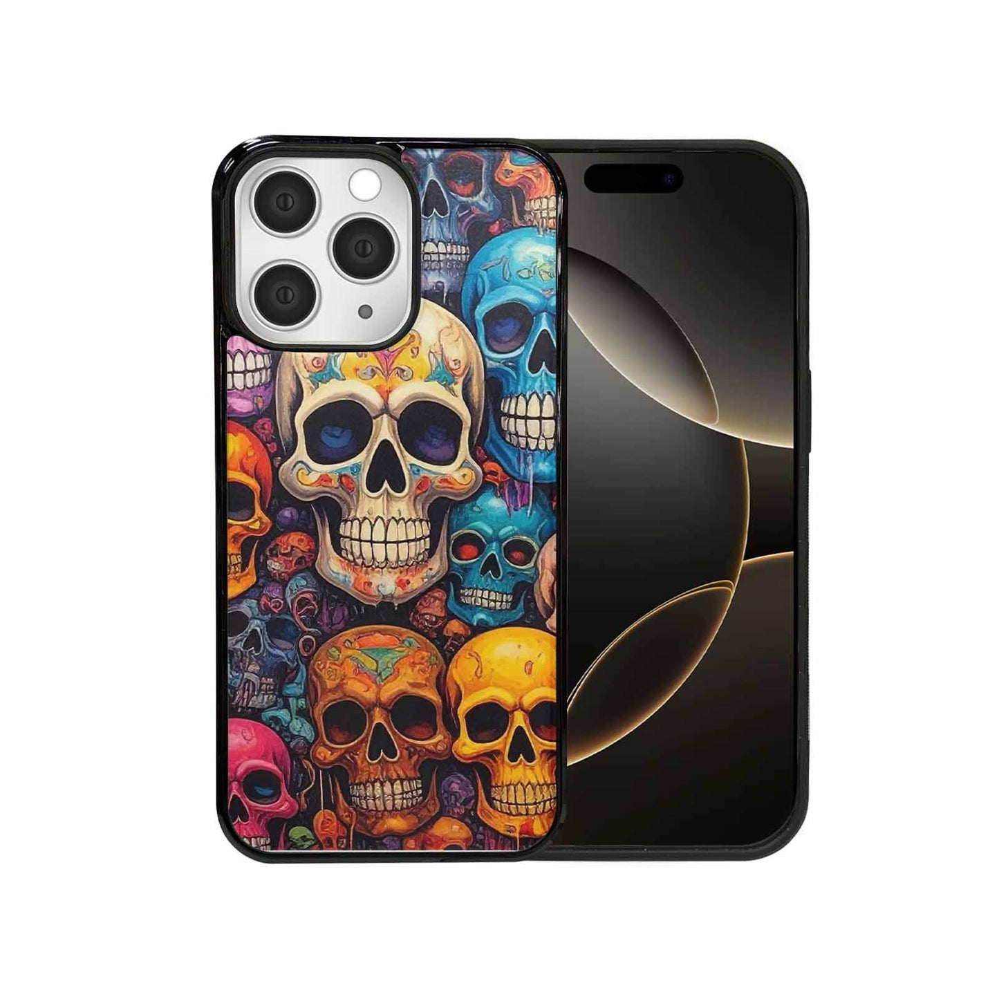 iPhone 15 Pro Max Case — Skulls General Skulls Pattern, Custom Phone Case