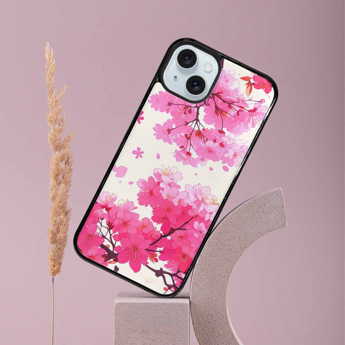 iPhone 15 Plus Case — Cherry Blossom Branch Cherry Blo 0t0, Personalized Phone Case