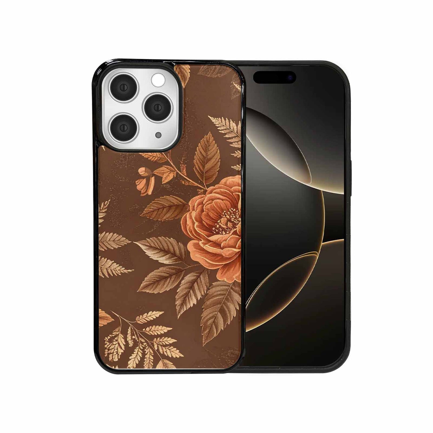 iPhone 15 Pro Max Case — Vintage Botanical Art Pattern, Custom Art Phone Cover