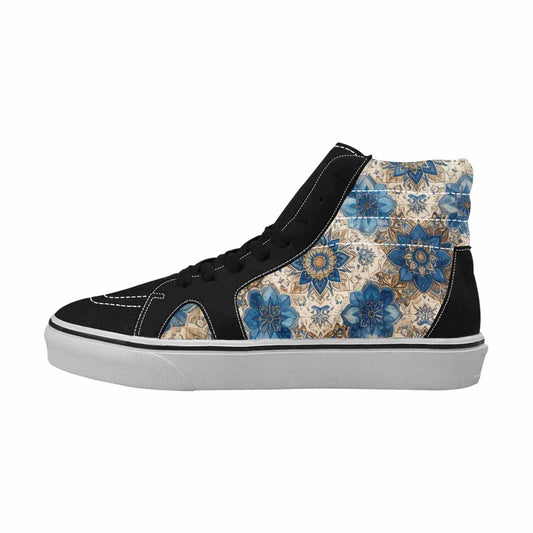 WOMEN'S Mandala High Top Canvas Grunge Custom Sneakers