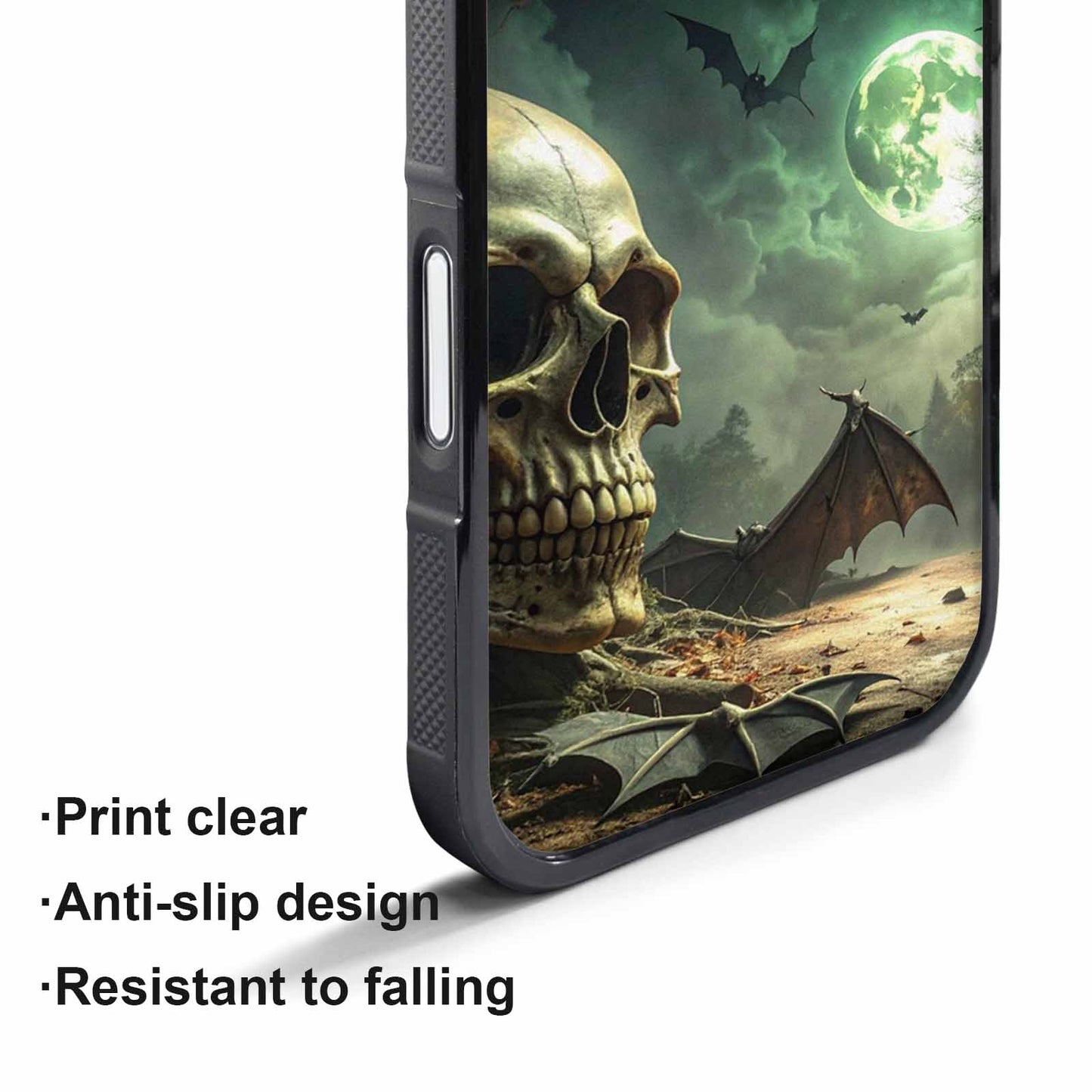 iPhone 17 Pro Case — Skull Dark Art Gothic Print Gothic, Custom Art Phone Cover