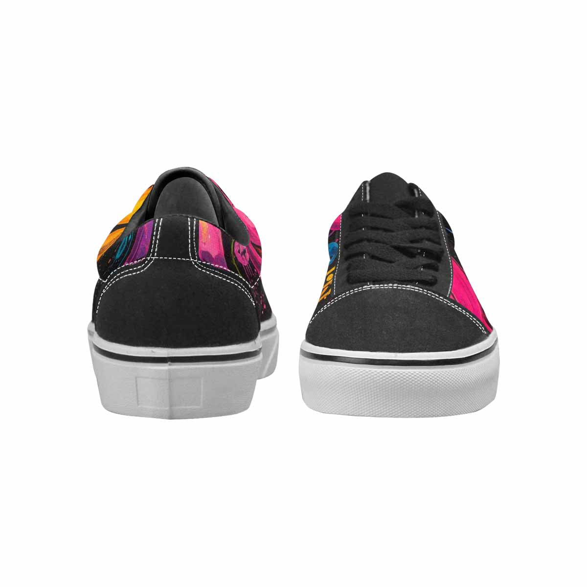 WOMEN'S Smiley Faces  Glow Lace-Up Canvas Dreamcore Shoes