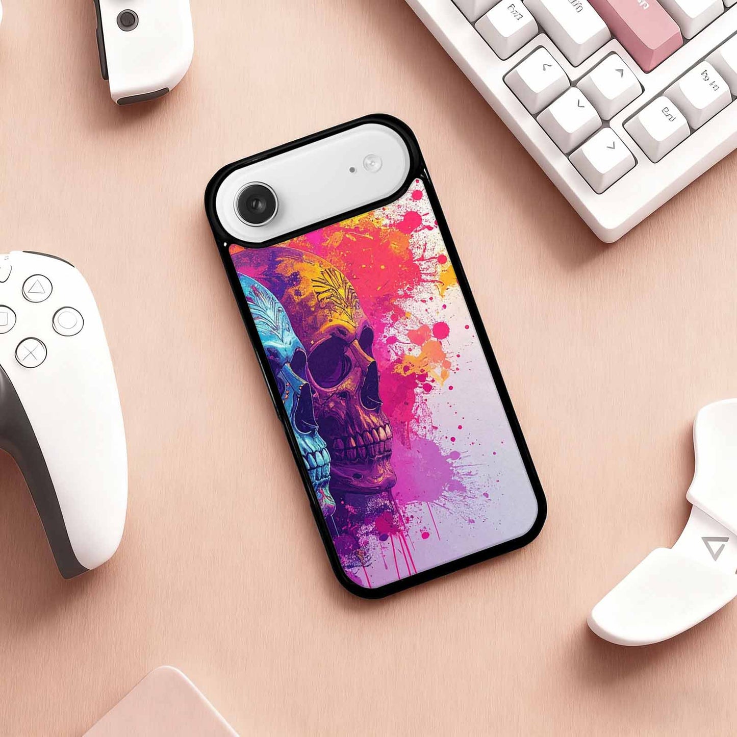 iPhone 17 Air Case — Skull Dark Art Gothic Print Gothic, Custom Designed Case Cover