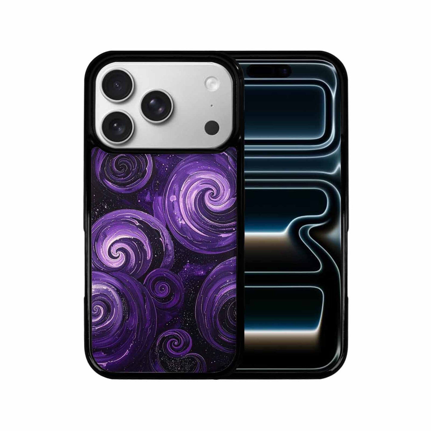 iPhone 17 Pro Case — Seamless Repeating Pattern Of Overlapping Galaxy, Personalized Phone Case