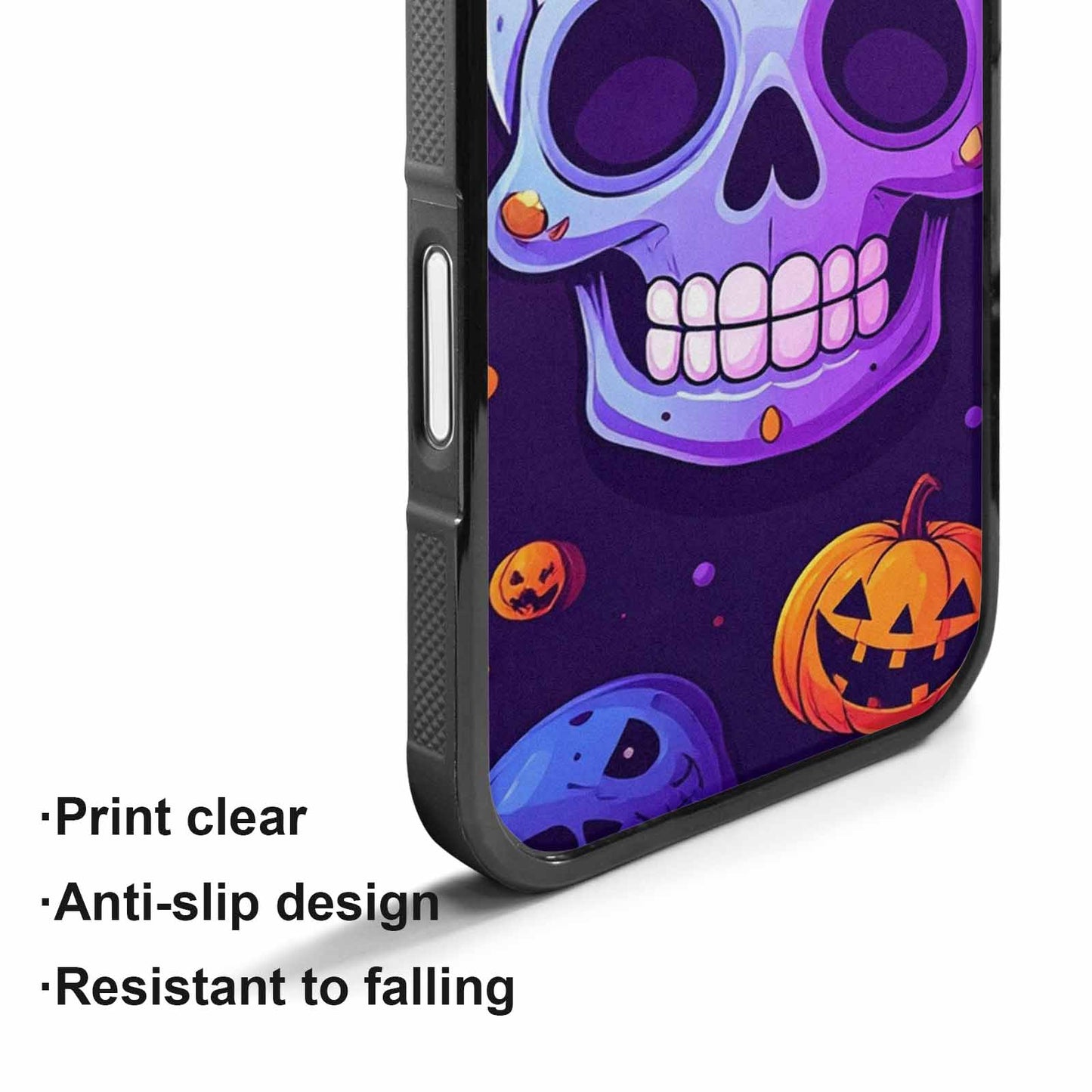iPhone 17 Case — Halloween Skull Cartoon Art Gothic Skulls, Customized Protective Case