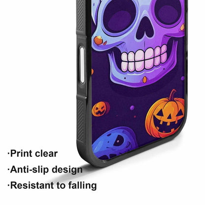 iPhone 17 Case — Halloween Skull Cartoon Art Gothic Skulls, Customized Protective Case