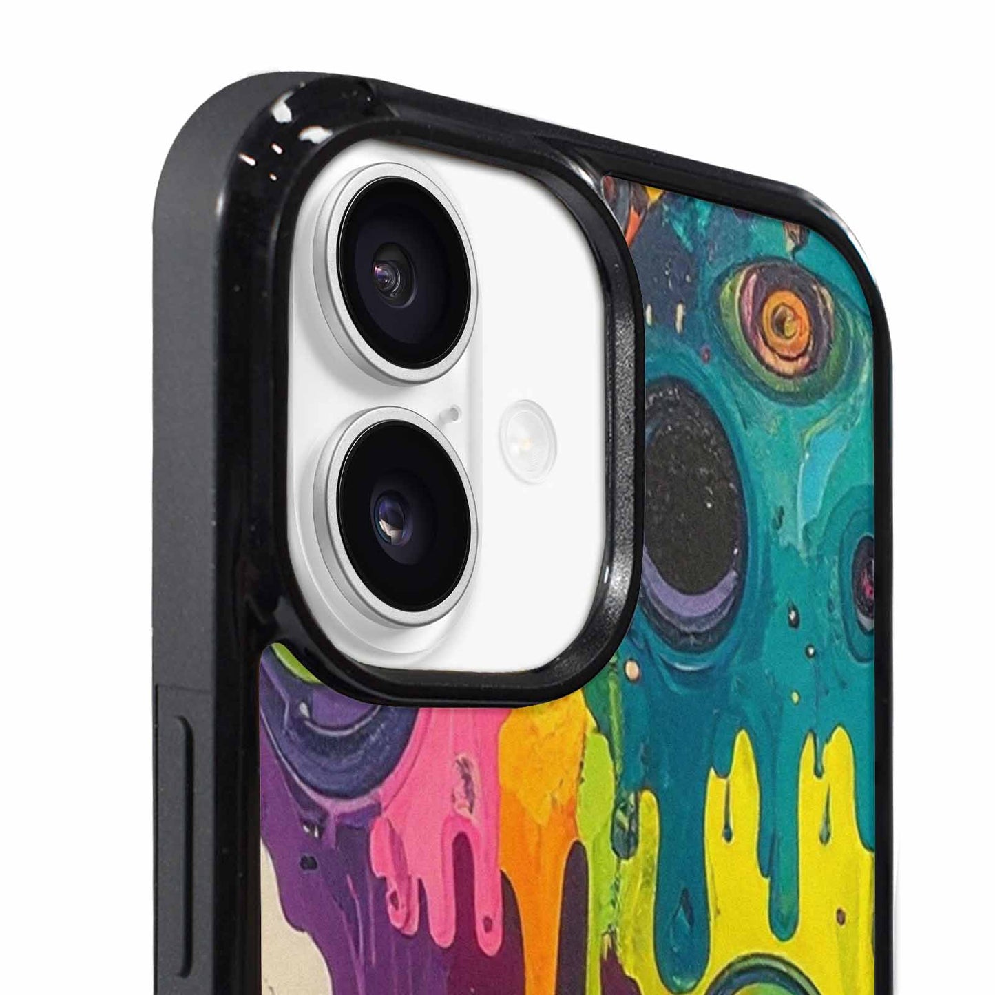 iPhone 17 Case — Aliens Camomelting Aliens Patt Alien Scifi, Custom Printed Phone Case