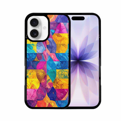 iPhone 17 Case — Pansexual Flag Color Theme Original Art, Personalized Phone Case