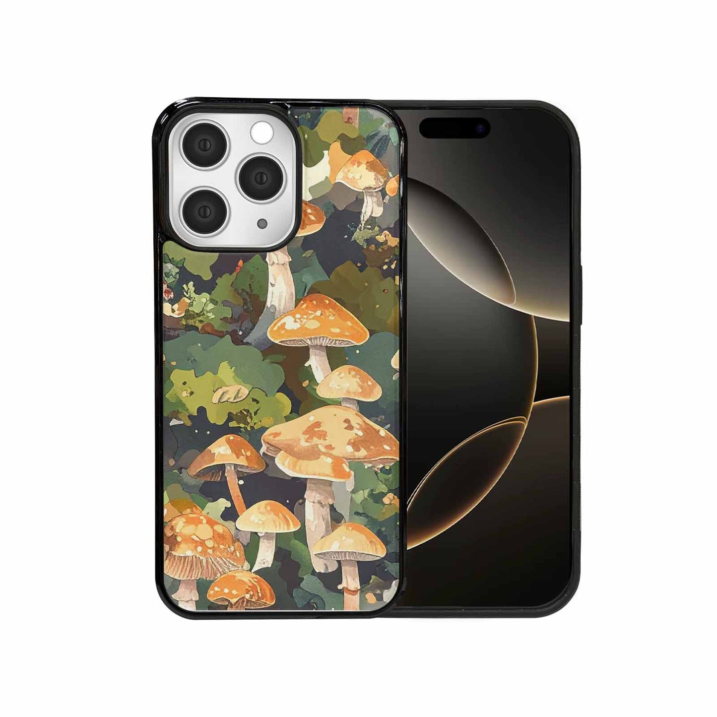iPhone 15 Pro Max Case — Mushrooms Camomushrooms Patter 9y1, Custom Print Case Cover