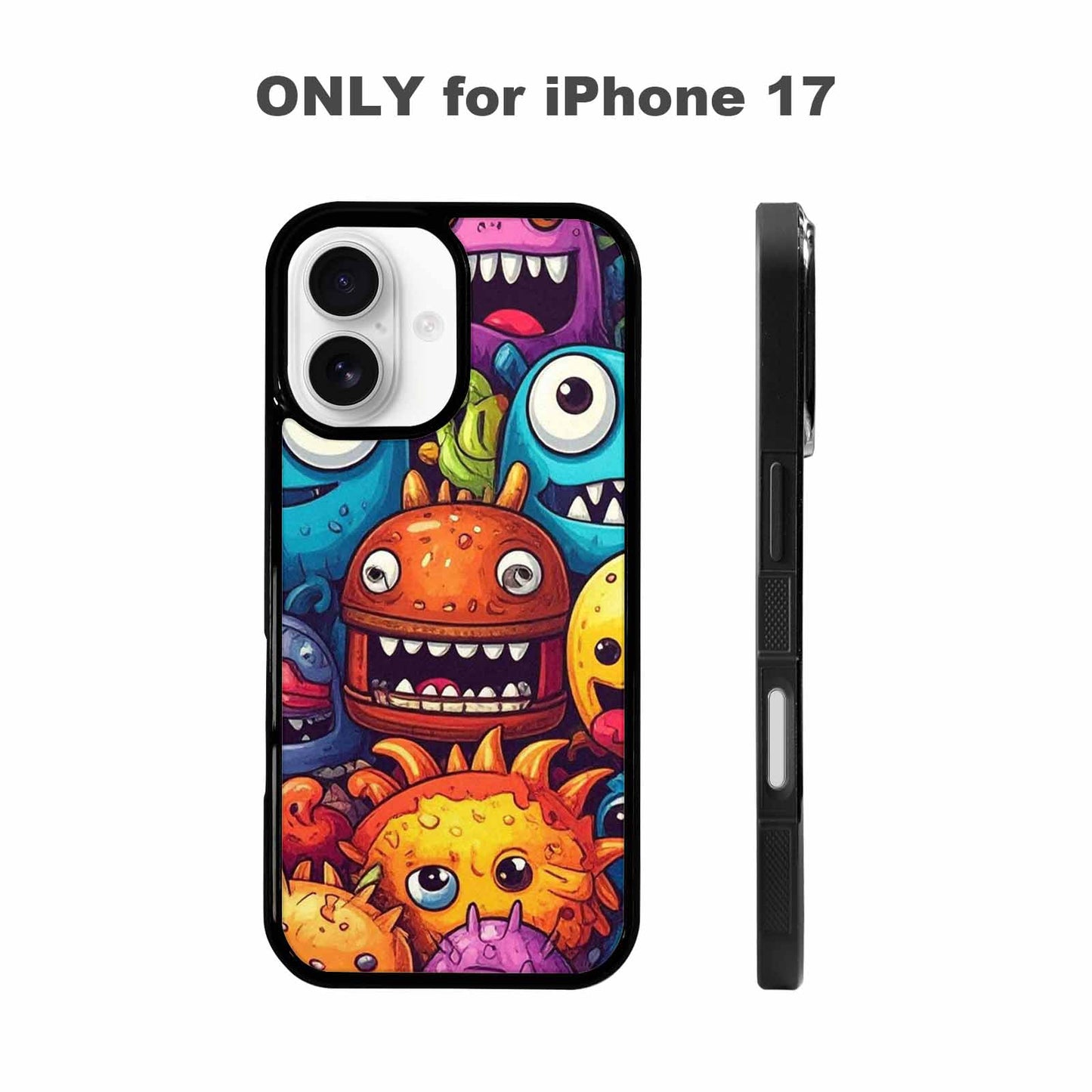 iPhone 17 Case — Small Cartoon Monster Character Cartoon Cute, Custom Designed Case Cover
