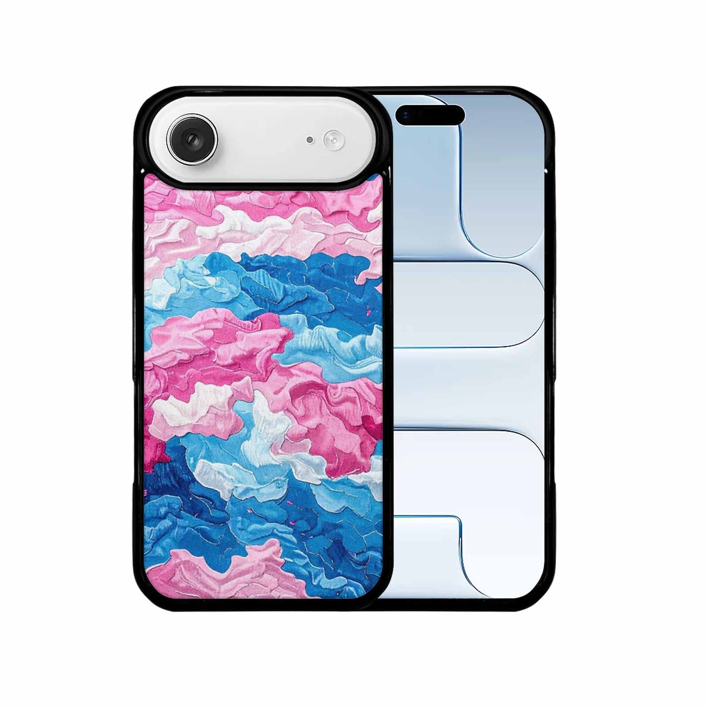 iPhone 17 Air Case — Vivid Camo Transgender Pride Camo, Customized Protective Case