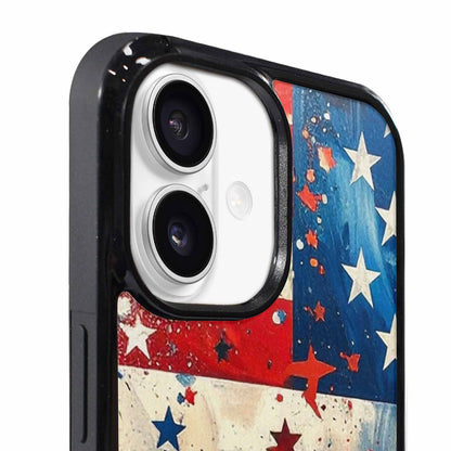 iPhone 17 Case — Patriotic Stars And Stripes Galaxy Space, Original Design Phone Case