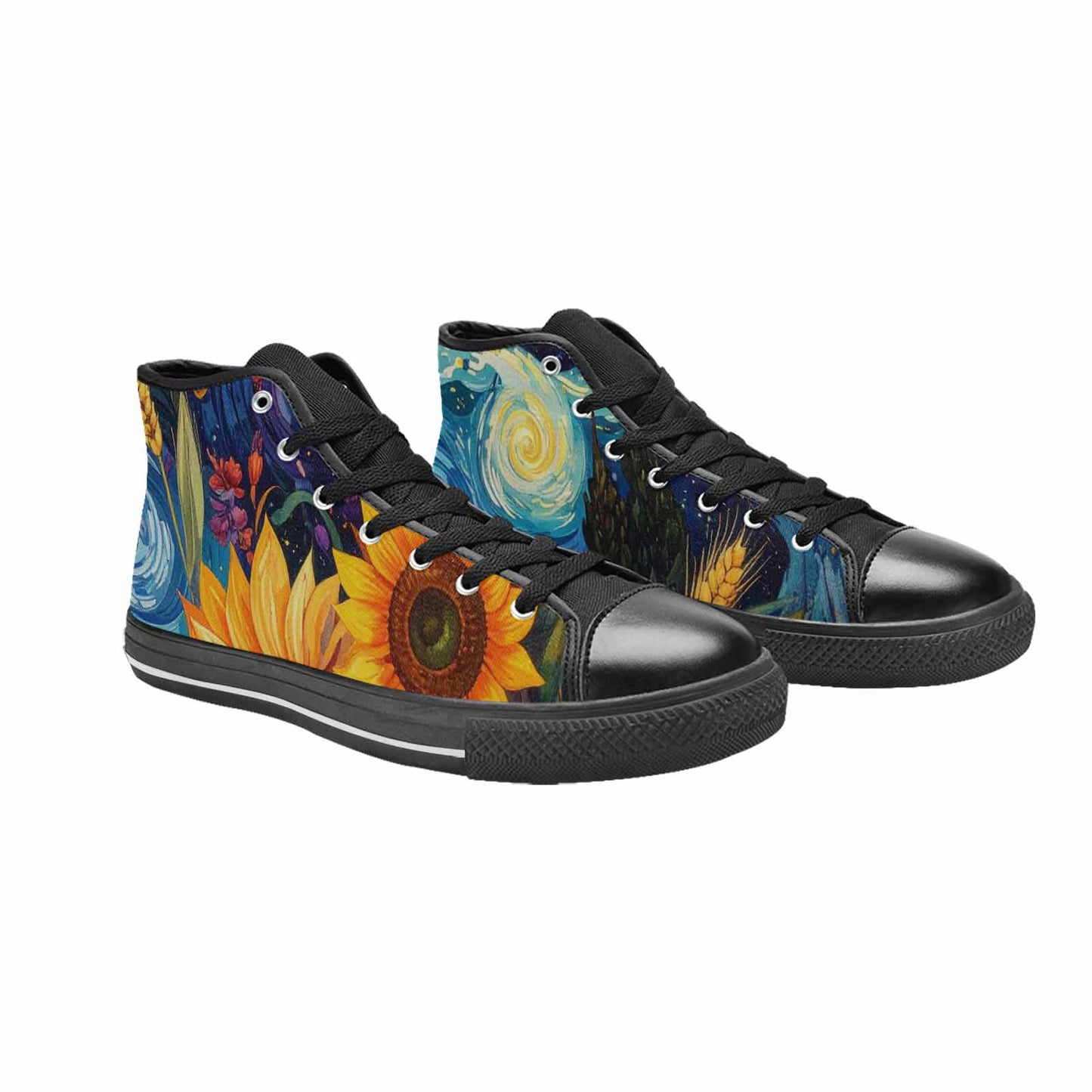 MEN'S Blend All Versions High Top Canvas Dark Academia Sneakers