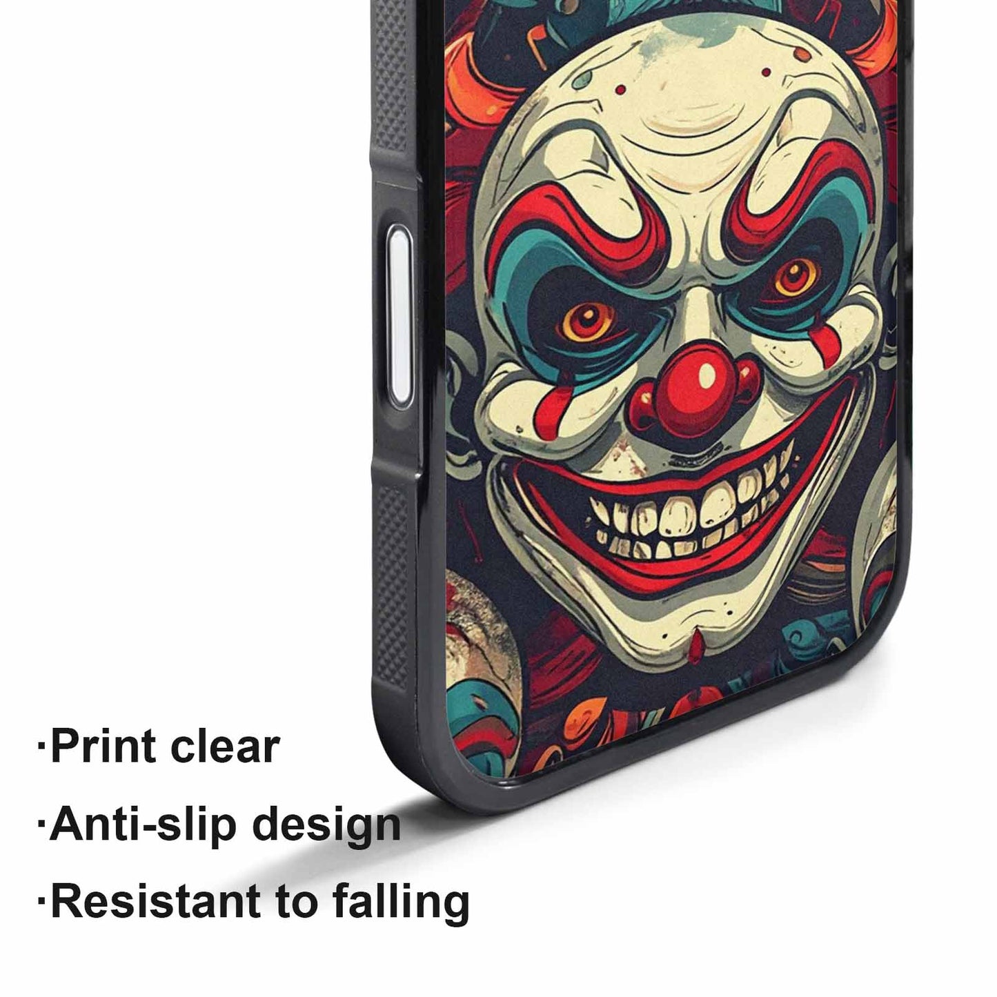 iPhone 17 Pro Max Case — Evil Circus Heads Faces Cartoon Cute, Custom Designed Case Cover