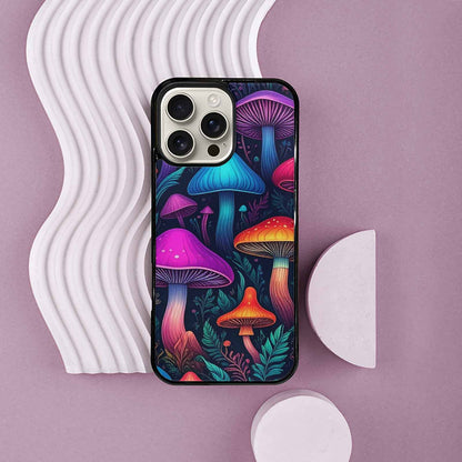 iPhone 16 Pro Max Case — Psychedelic Mushroom Custom Personalized Phone Cover, Custom Phone Case