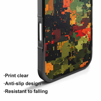 iPhone 17 Case — Small Military Camouflage Blotch Camo, Custom Printed Phone Case