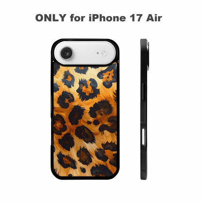 iPhone 17 Air Case — Leopard Soft Airbrush Gradient Animal Print, Personalized Phone Case