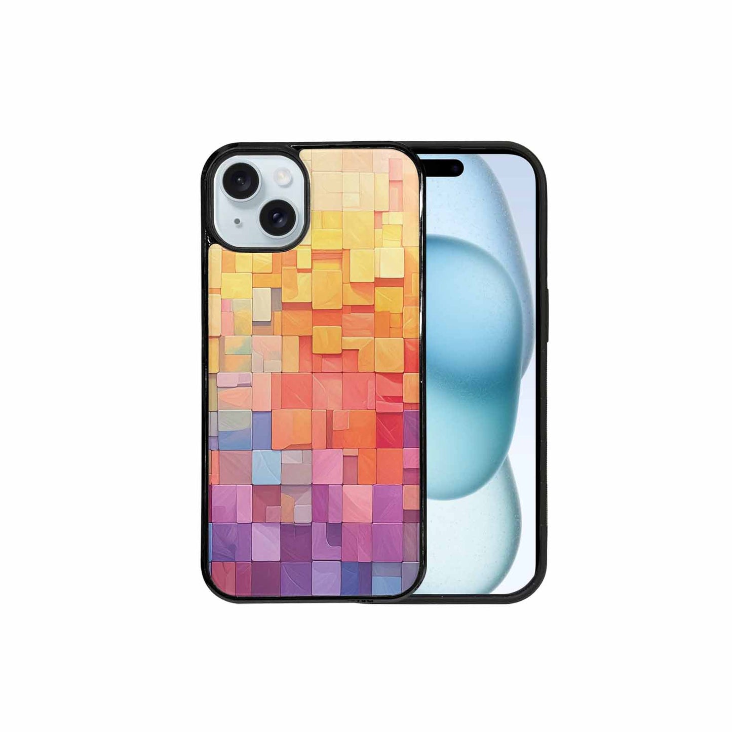 iPhone 15 Plus Case — Color Gradient Fade Pattern Hundreds Of, Original Design Phone Case