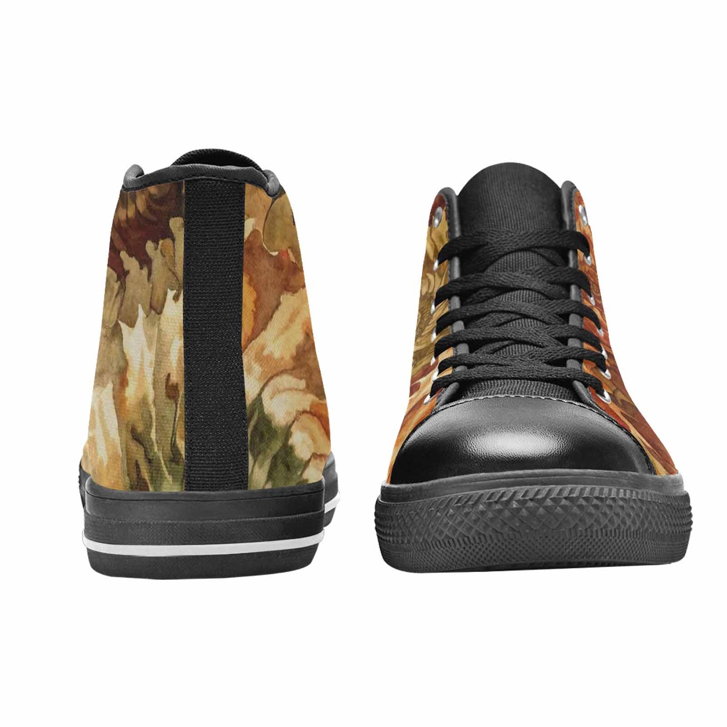 WOMEN'S Tie Dye - High Top Canvas Cottagecore Custom Sneakers