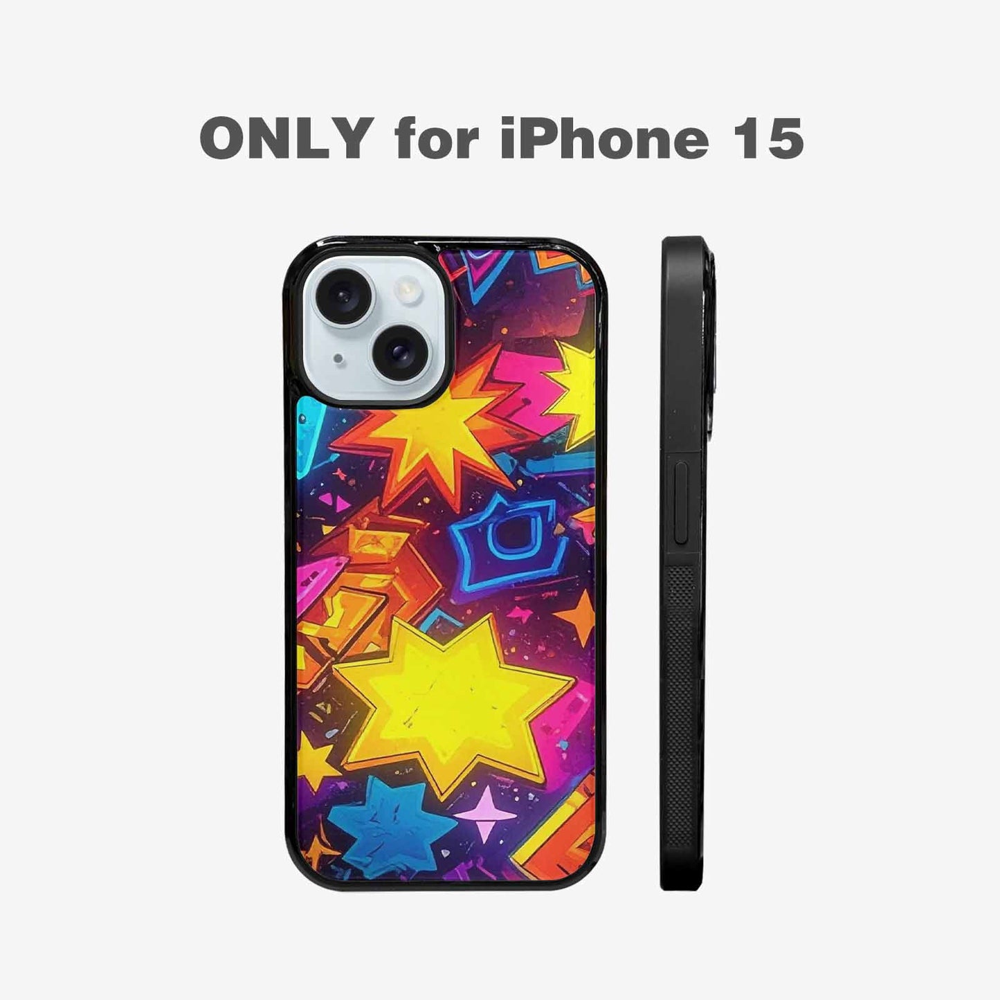 iPhone 15 Case — 80s Retro Motif 80s Retro Motifs, Custom Print Case Cover