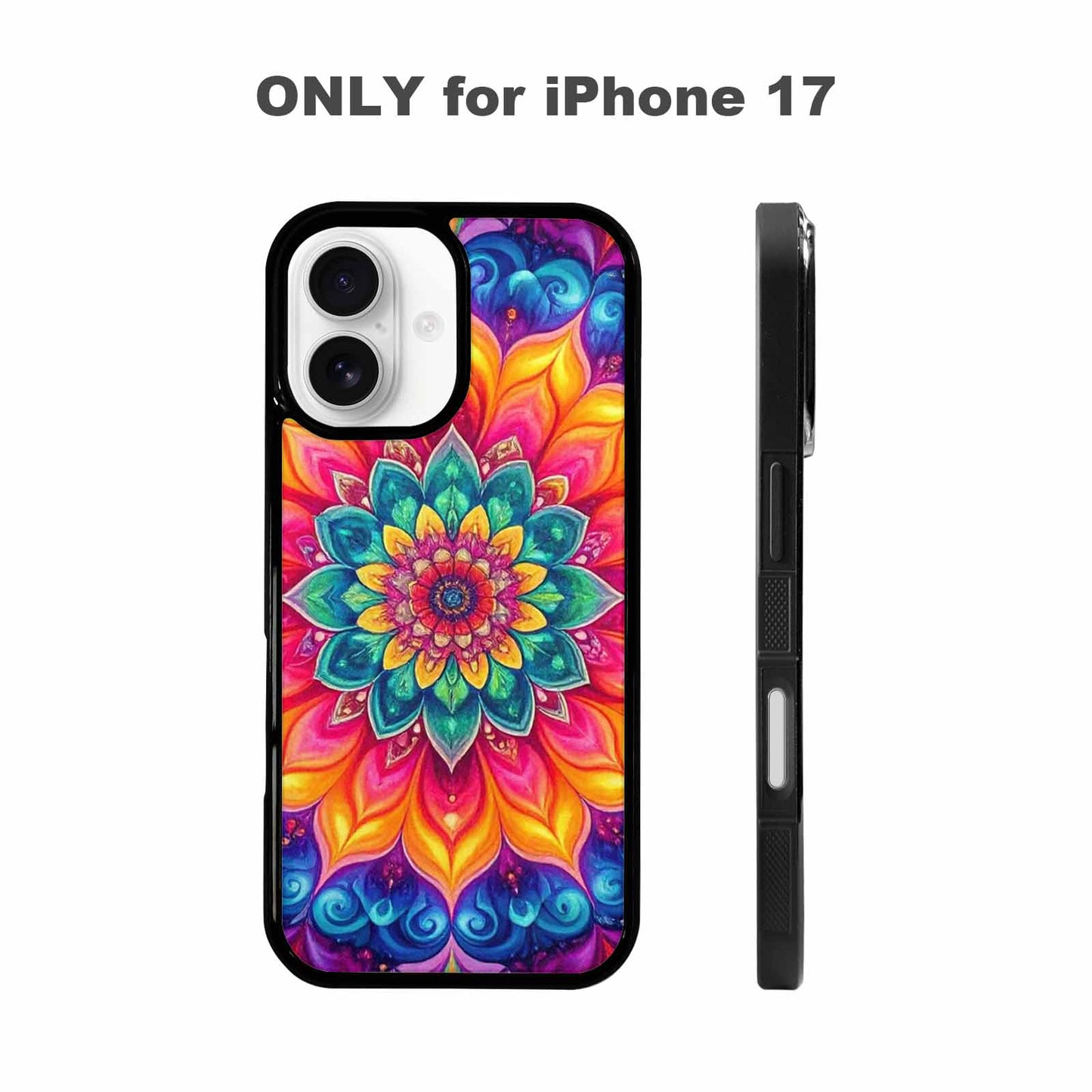 iPhone 17 Case — Tie Dye Mandala Art Tie Dye, Custom Art Phone Cover