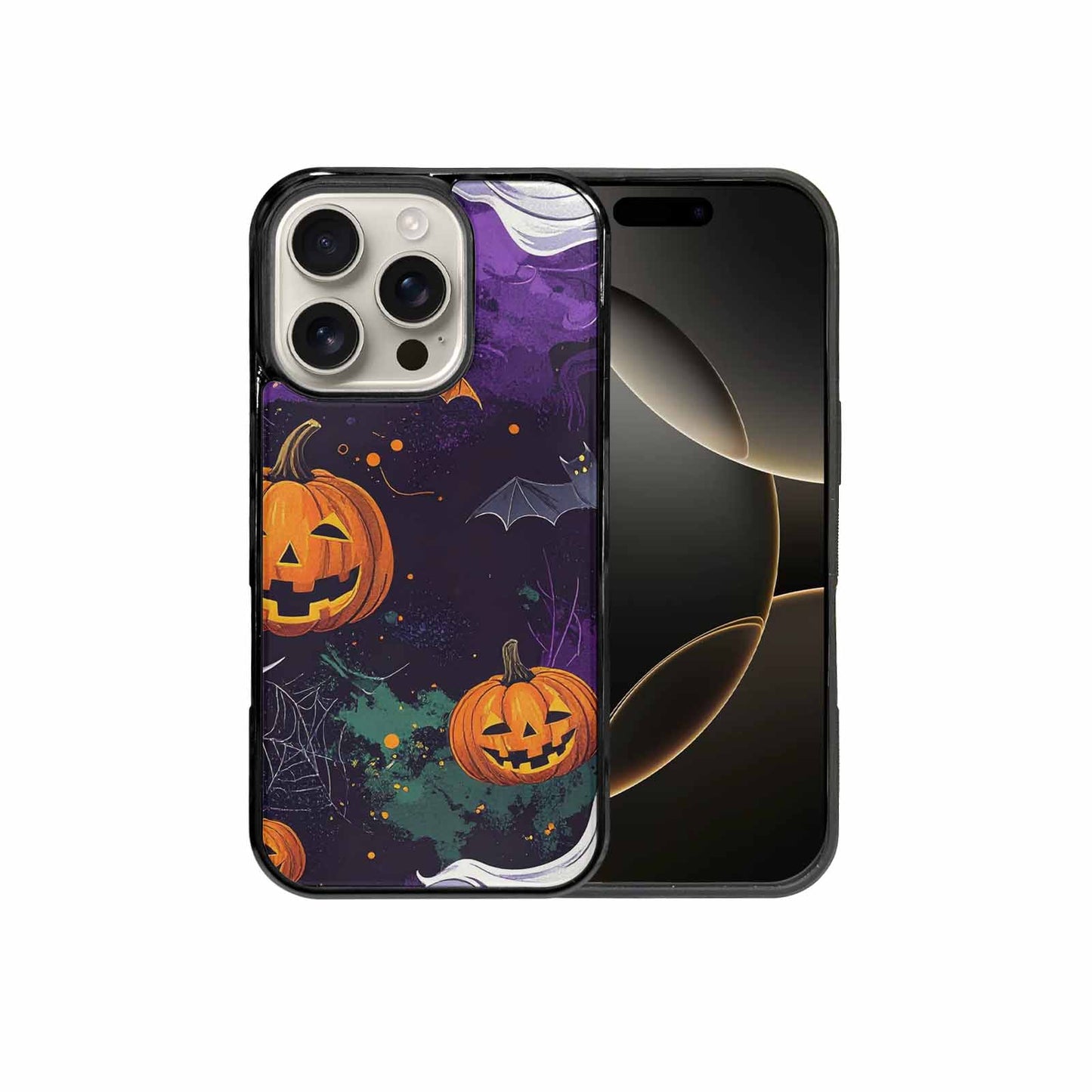 iPhone 16 Pro Case — Halloween Art Print Edge To Edge, Custom Phone Case