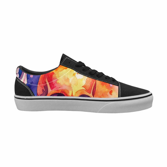 WOMEN'S Kulls - Watercolor Canvas Lace-Up Aesthetic Sneakers