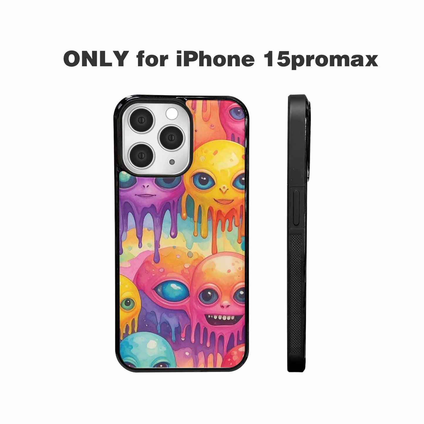 iPhone 15 Pro Max Case — Aliens Tie Dyemelting Aliens P, Customized Protective Case