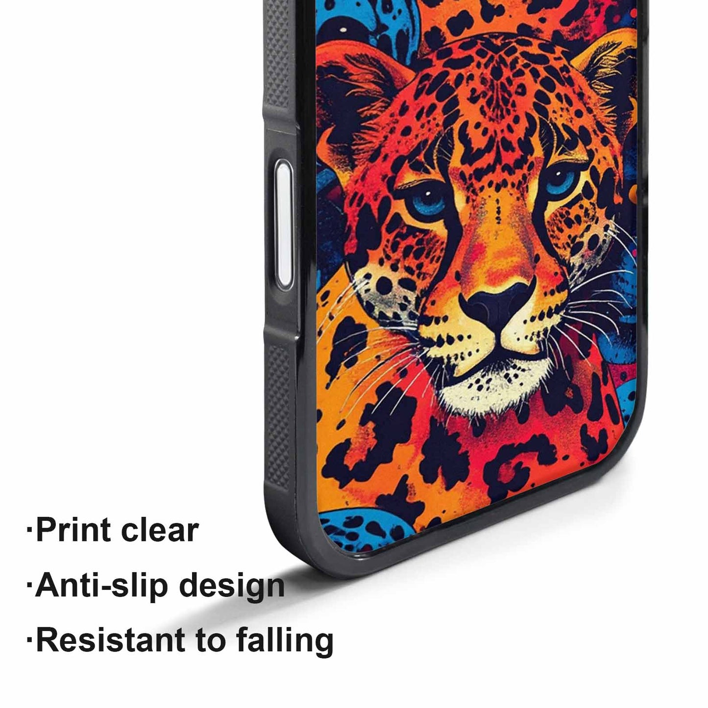 iPhone 17 Pro Case — Leopard Print Skull Seamless Pattern Gothic, Unique Phone Case Design