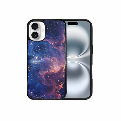 iPhone 16 Plus Case — Nebula Texture With Dense Star Cluster, Custom Art Phone Cover