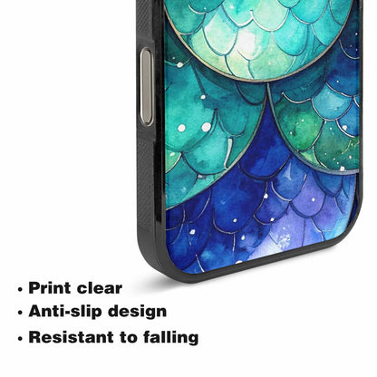 iPhone 16 Pro Case — Mermaid Scale, Custom Made Phone Cover