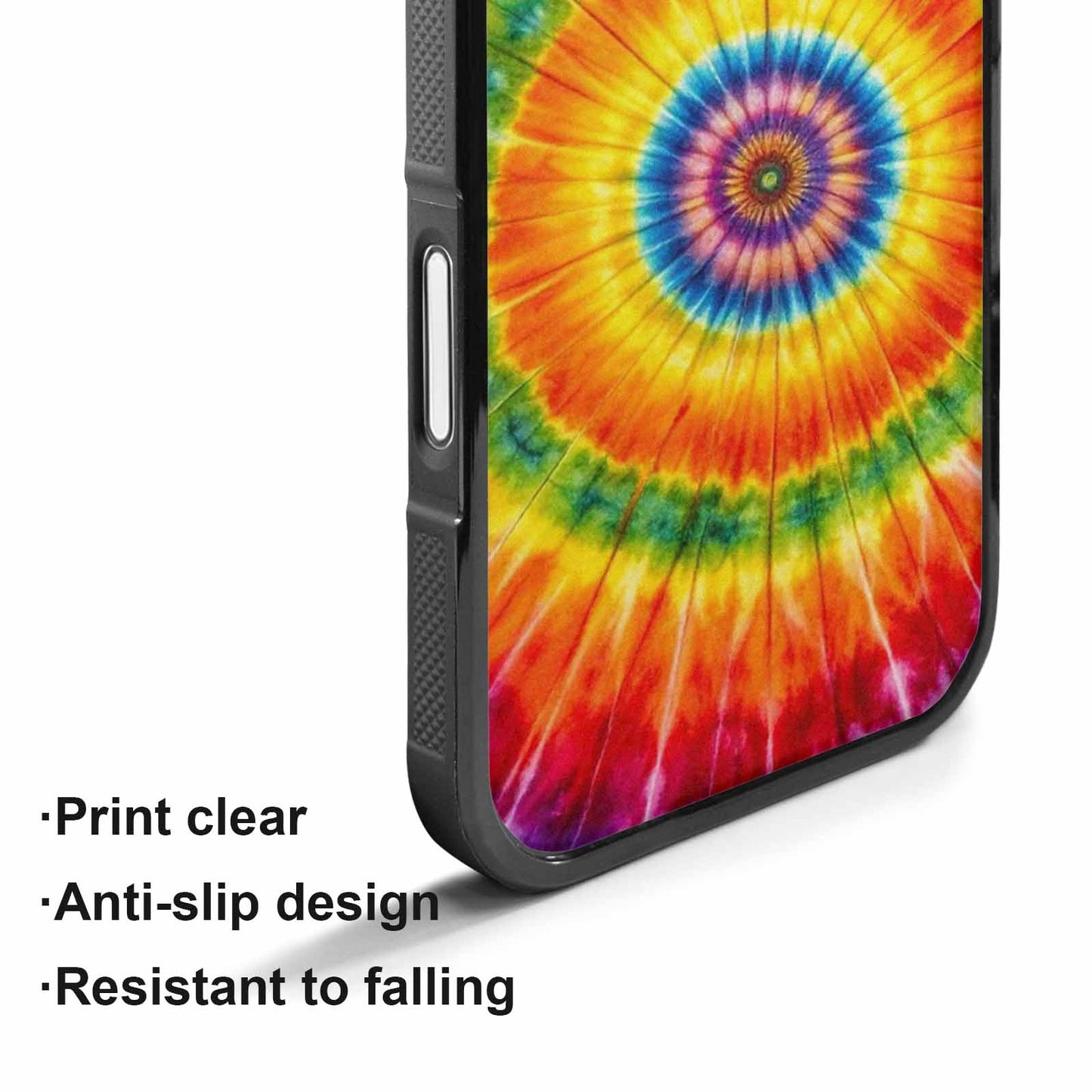 iPhone 17 Case — Tie Dye Rainbow Spiral Tie Dye, Custom Phone Case