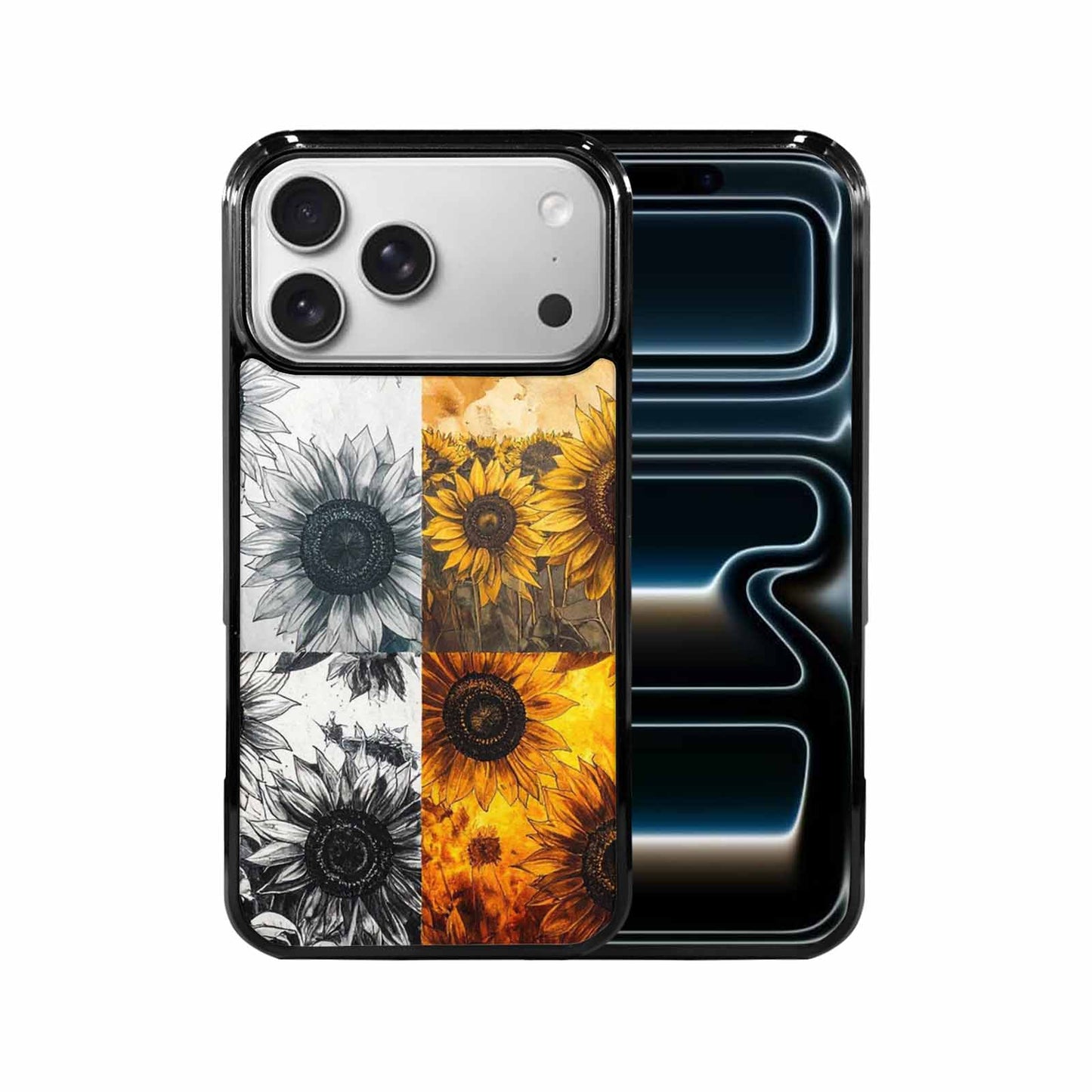 iPhone 17 Pro Max Case — Blend Melt Them Together Floral, Custom Made Phone Cover