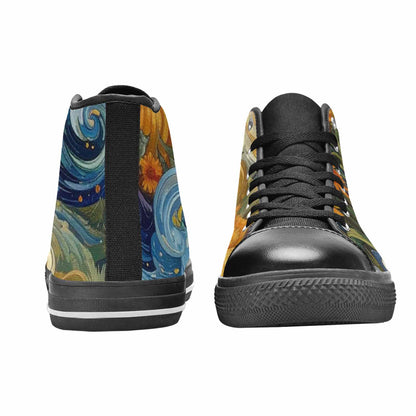 MEN'S Blend All Versions High Top Canvas Vibrant Chaos Shoes