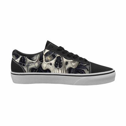 WOMEN'S Skulls - Classic Canvas Lace-Up Vivid Shoes
