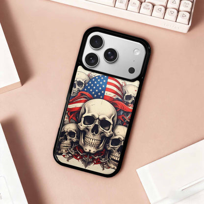 iPhone 17 Pro Case — Skull Dark Art Gothic Print Gothic, Custom Phone Case