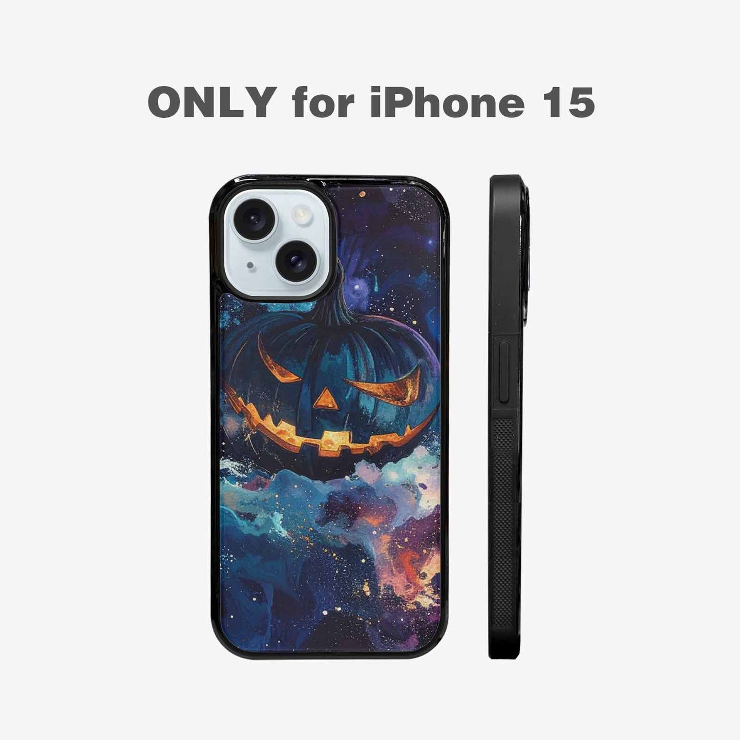 iPhone 15 Case — Eamless Repeating Pattern Of Overlapping Pumpkin, Personalized Phone Case